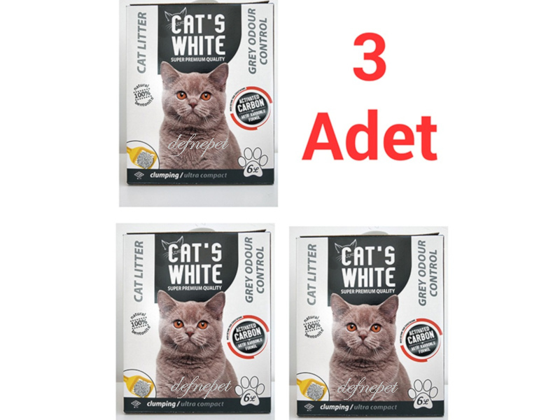 CARBON ACTIVE KEDİ KUMU 3 X 6 LT