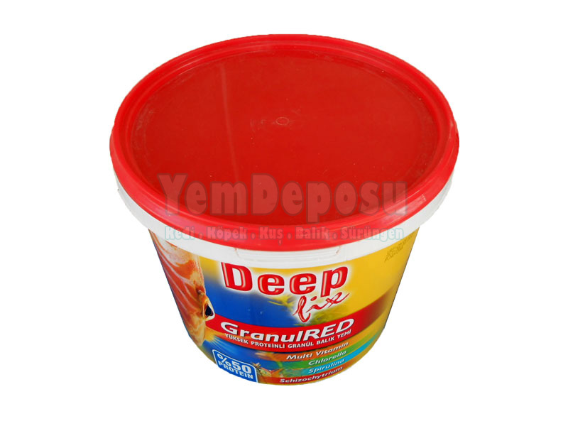 DEEPFİX GRANUL RED BALIK YEMİ 500 GR AÇIK