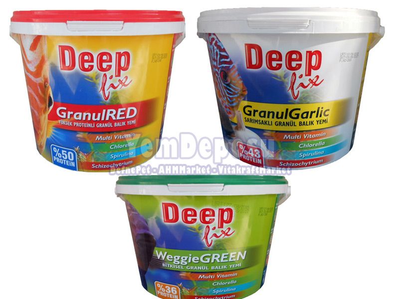 DEEPFİX MİX BALIK YEMİ 3 X 1 KG AÇIK