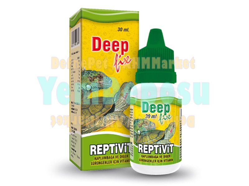 DEEP FIX REPTIVIT KAPLUMBAĞA VE DİĞER SÜRÜNGENLER İÇİN VİTAMİN 30 ML