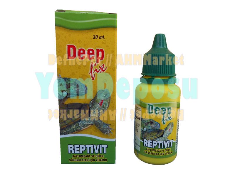 DEEP FIX REPTIVIT KAPLUMBAĞA VE DİĞER SÜRÜNGENLER İÇİN VİTAMİN 30 ML