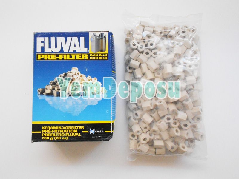 HAGEN FLUVAL PRE-FİLTER SERAMİK 750 GRAM (ORİJİNAL KUTUSUNDA)