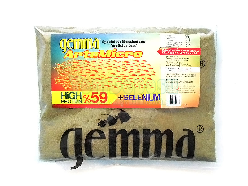 GEMMA ARTEMİA ARTEMICRO ÇIKARTILMIŞ ARTEMİA 1000 GR POŞET