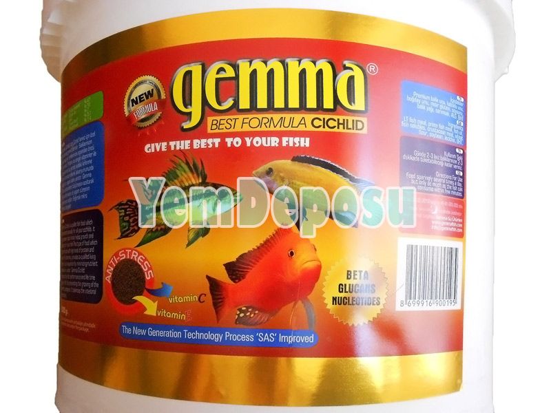 GEMMA BEST FORMULA CİCHLİD 2 KG ORJİNAL KOVA