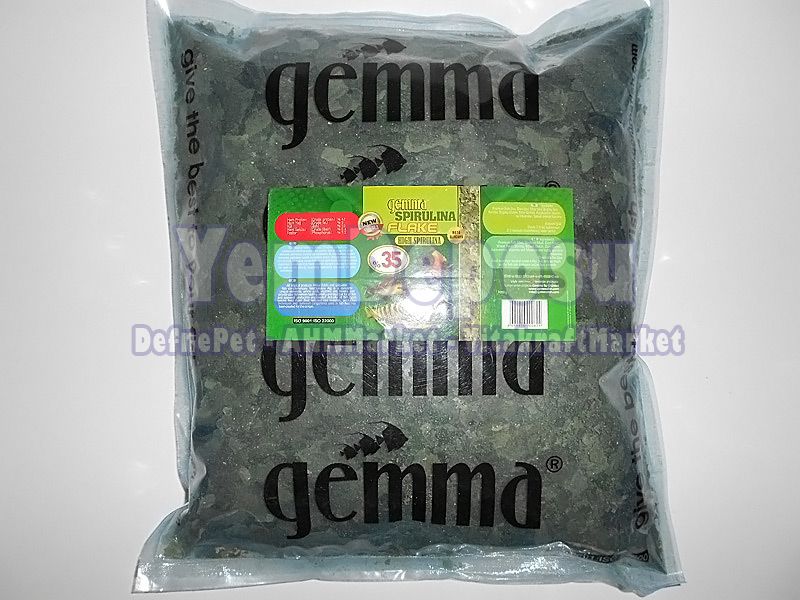 GEMMA SPIRULINA FLAKE %35 SPIRULINA 1KG PUL YEM POŞET