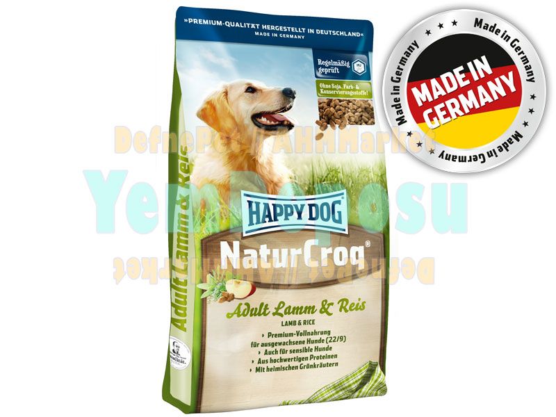 HAPPY DOG NATURCROQ LAMM REİS KÖPEK MAMASI 15 KG EKONOMİK