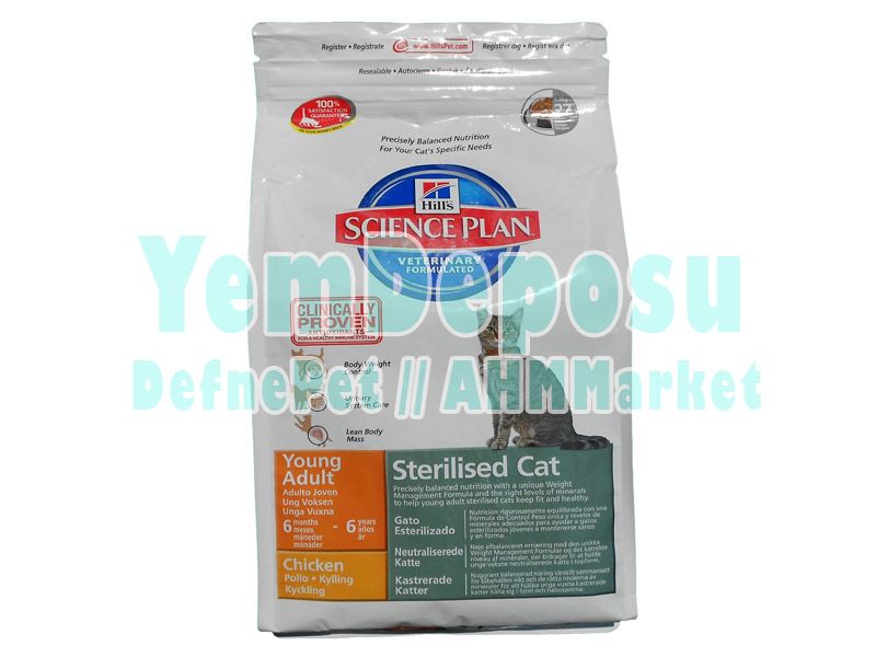 HILLS YOUNG ADULT STERILISED CHICKEN KEDİ MAMASI 1.5 KG