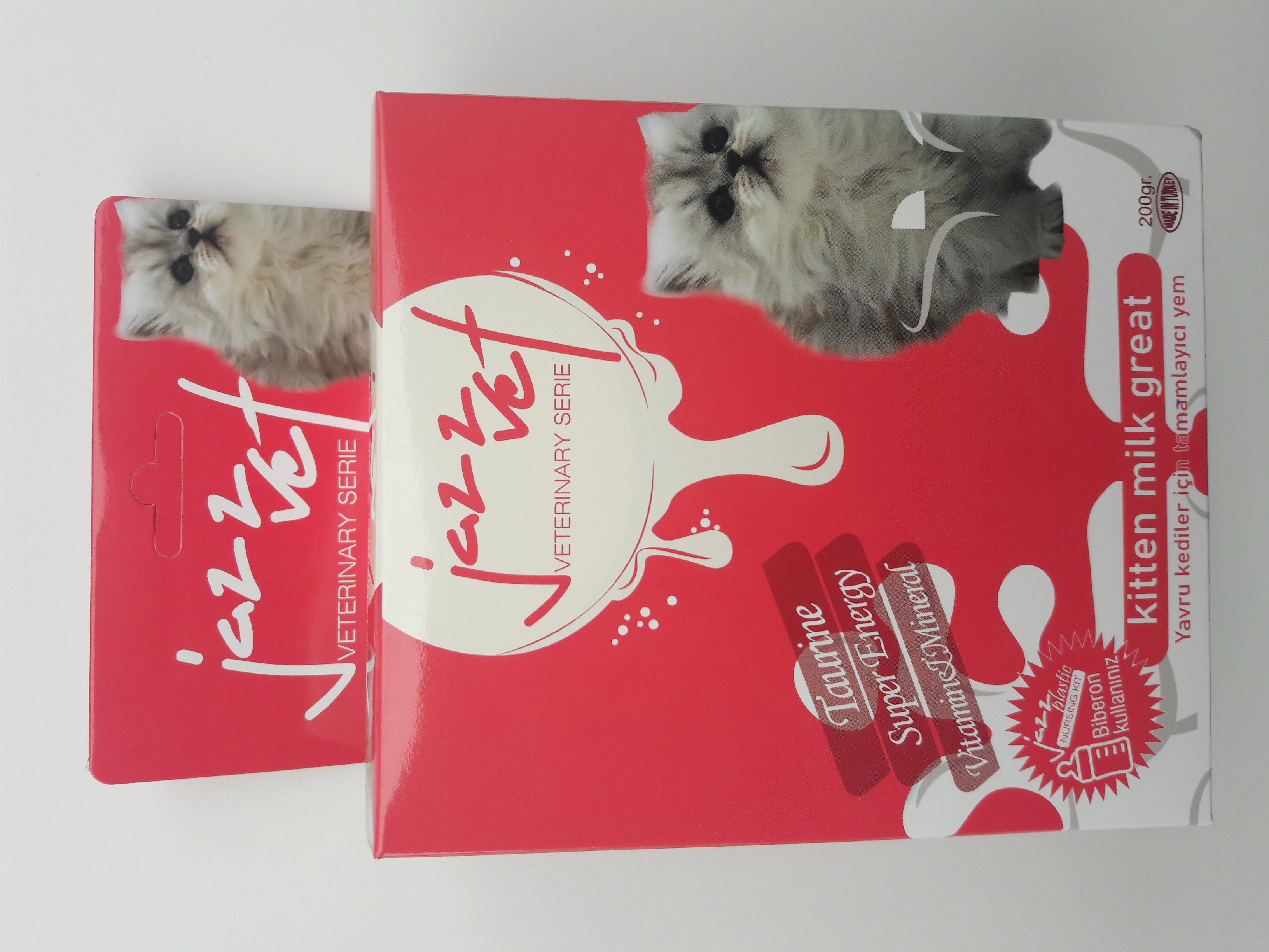 JAZZVET KİTTEN MİLK POWDER YAVRU KEDİ SÜT TOZU 200 GR