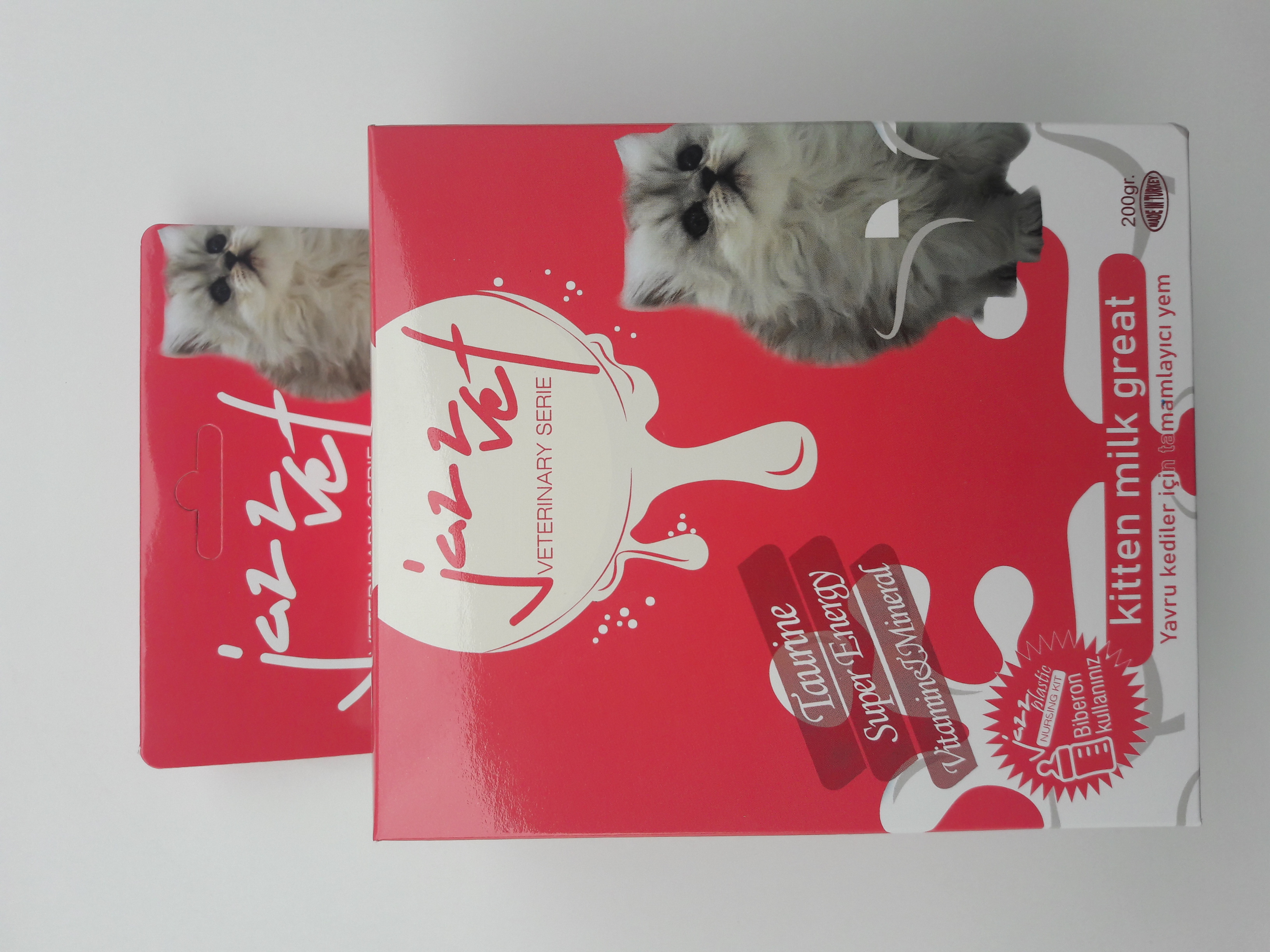 JAZZVET KİTTEN MİLK POWDER YAVRU KEDİ SÜT TOZU 200 GR