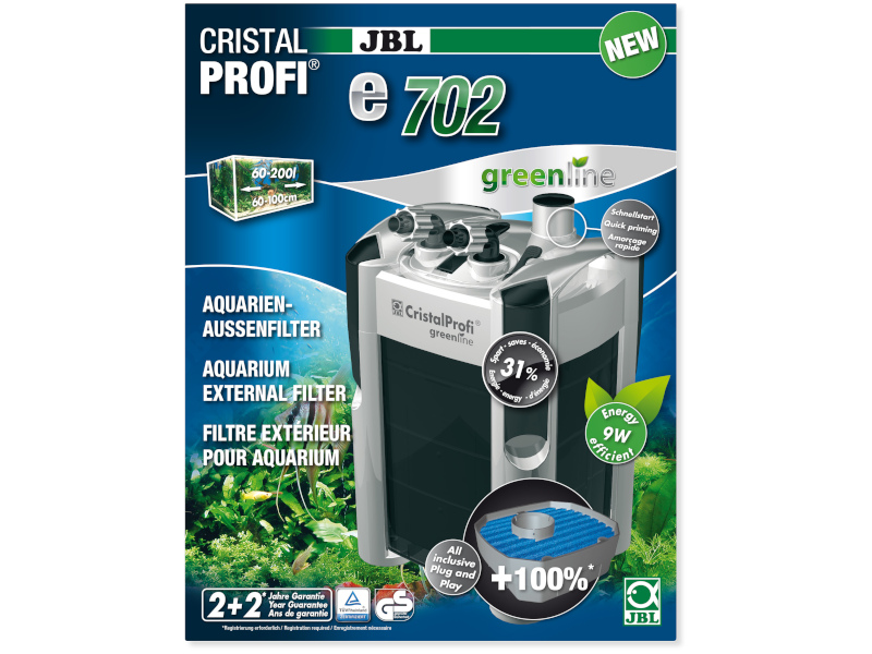 CRISTALPROFI E702 GREENLINE DIŞ FİLTRE 700L