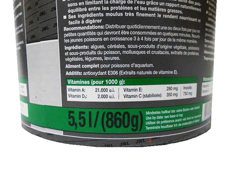 JBL SPIRULINA PREMIUM 150 GR