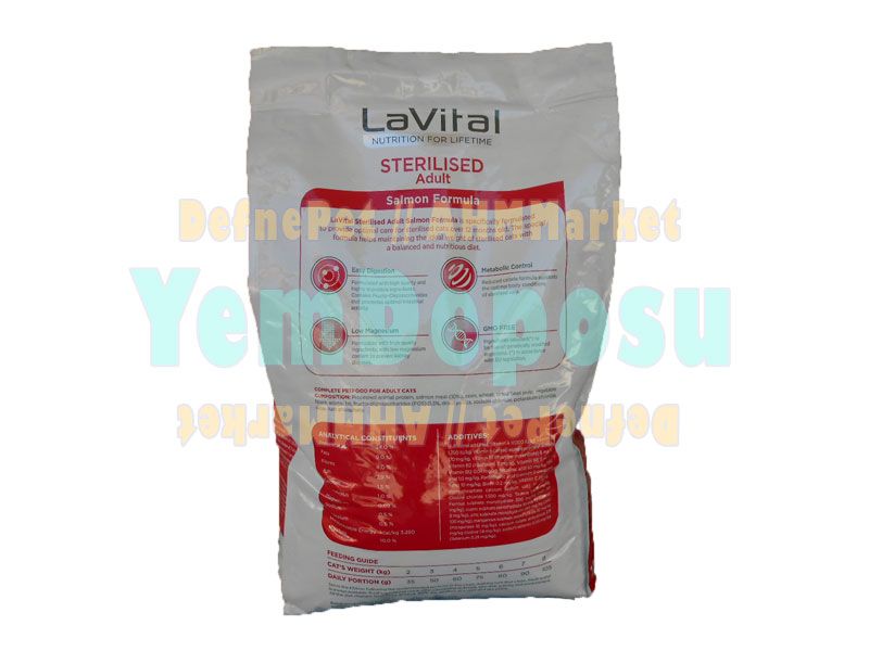 LA VİTAL CAT ADULT STERİLSED SALMON KISIRLAŞTIRILMIŞ SOMONLU YETİŞKİN KEDİ MAMASI 12 KG