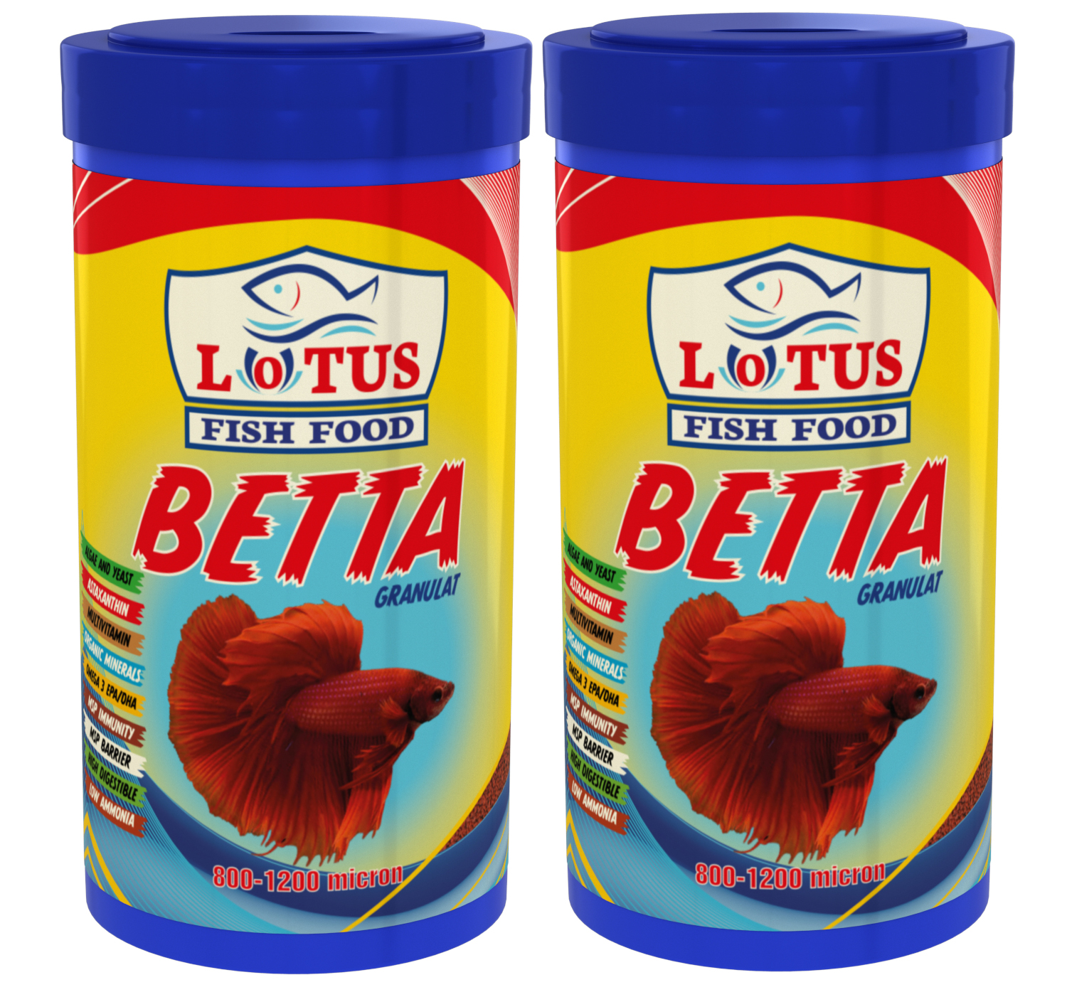 Lotus Betta Granulat 2 X 100 Ml Kutu Beta Balık Yemi