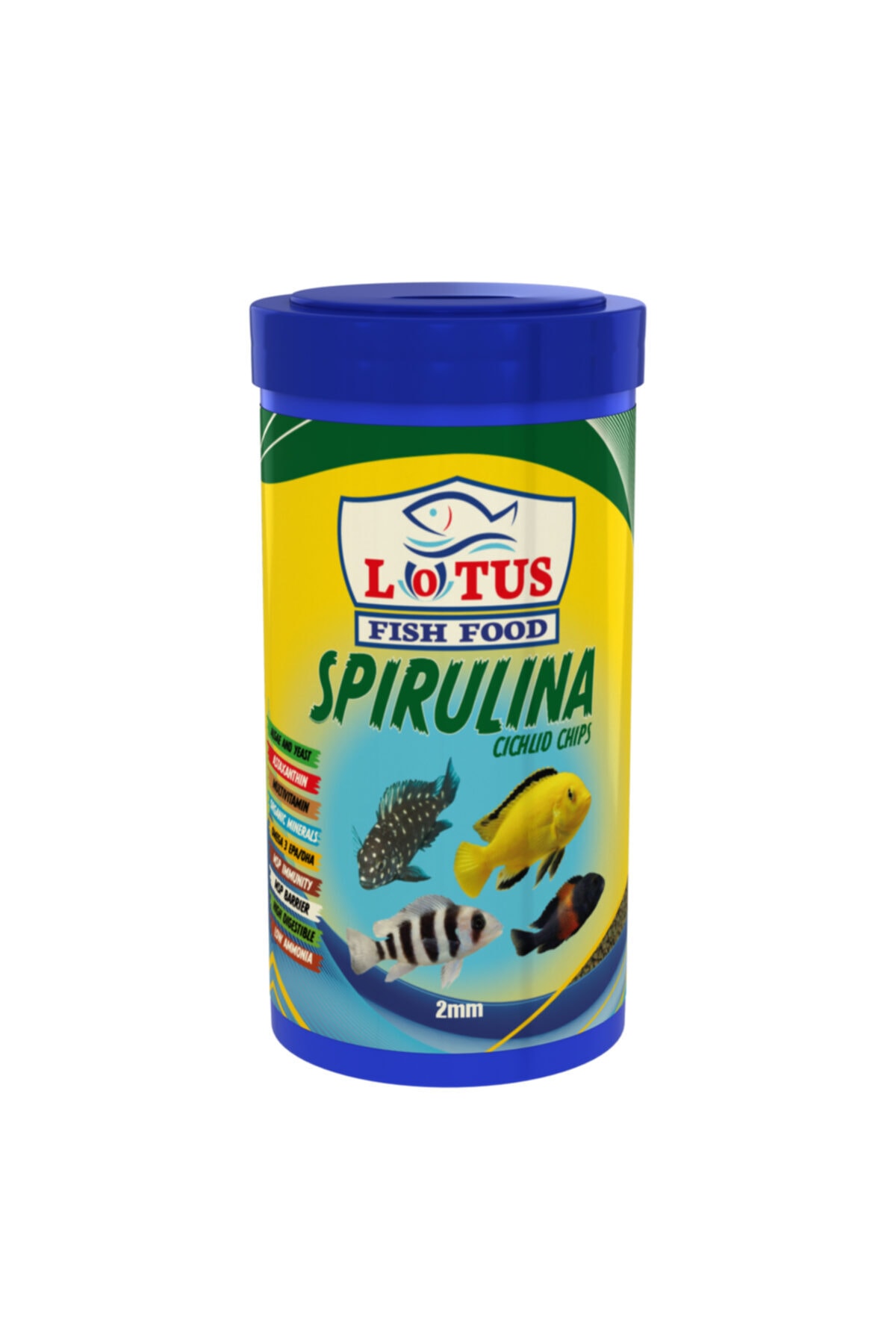 Cichlid Spirulina Chips 250 Ml Ciklet Balık Yemi