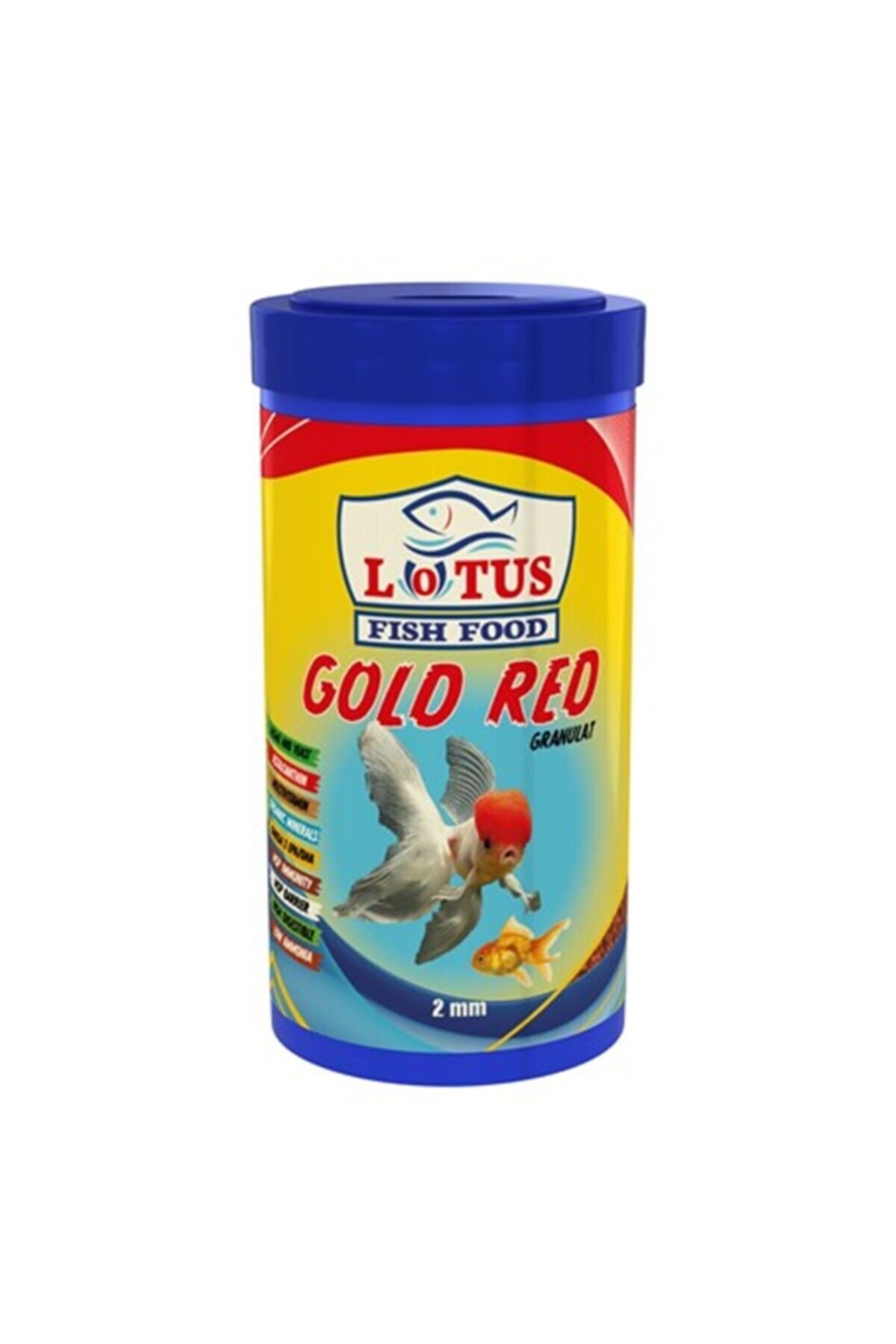 Lotus Gold Red Granül Japon Balığı Renk Yemi 100ml