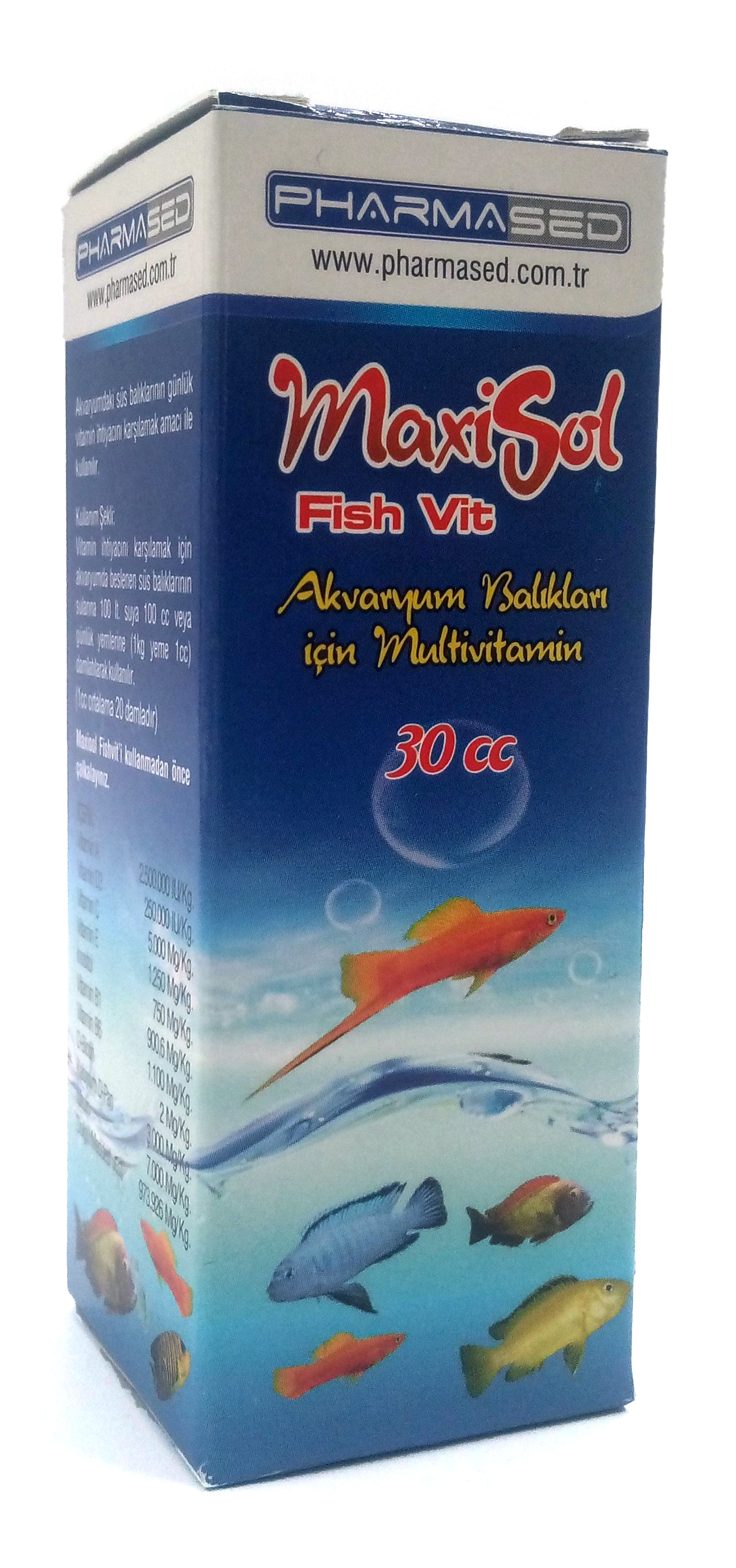 Lotus Guppy Granulat 6 x 100ml Akvaryum Balık Yemi ve 1 Vitamin Seti