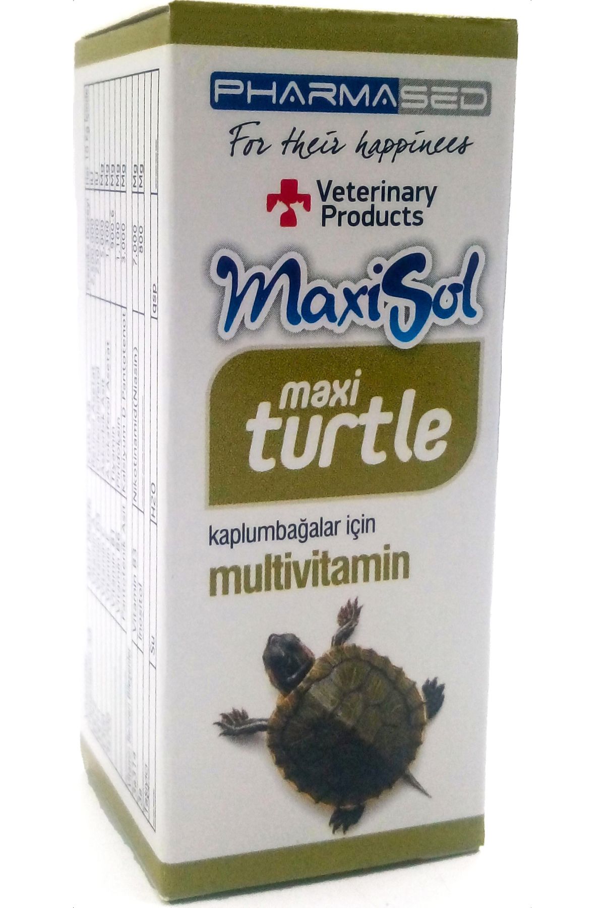 Lotus Kaplumbaga Yemi 1000ml, terrapin 100 ml Turtle Sticks, Multivitamin Seti
