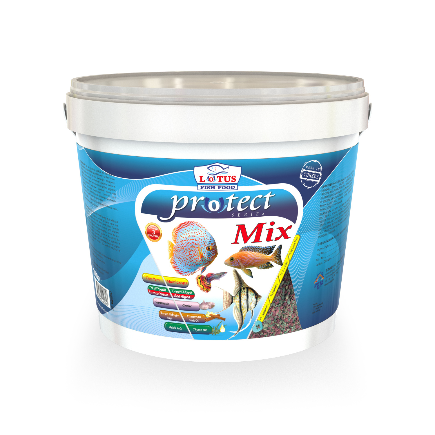 Protect Mix Chips 2.4 Kg Kova Balık Yemi