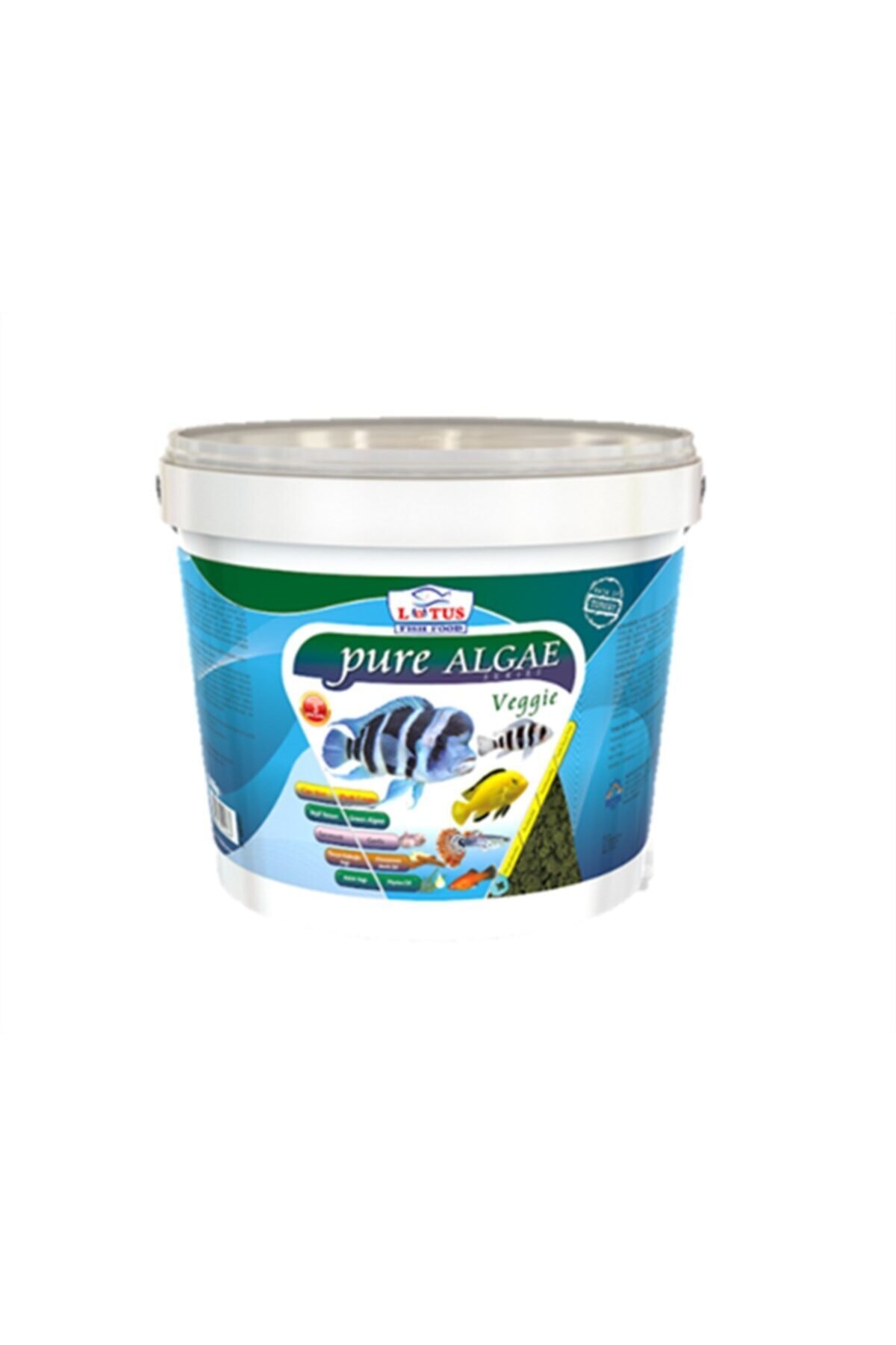 Lotus Pure Algae Veggie 2.4 Kg Kova Balık Yemi