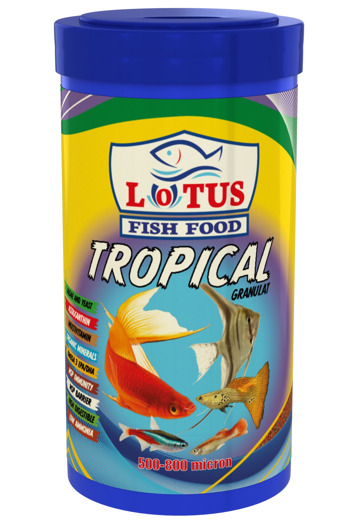 Lotus Tropical Granulat 100ml Tropikal Akvaryum Balik Yemi Ve Vitamini