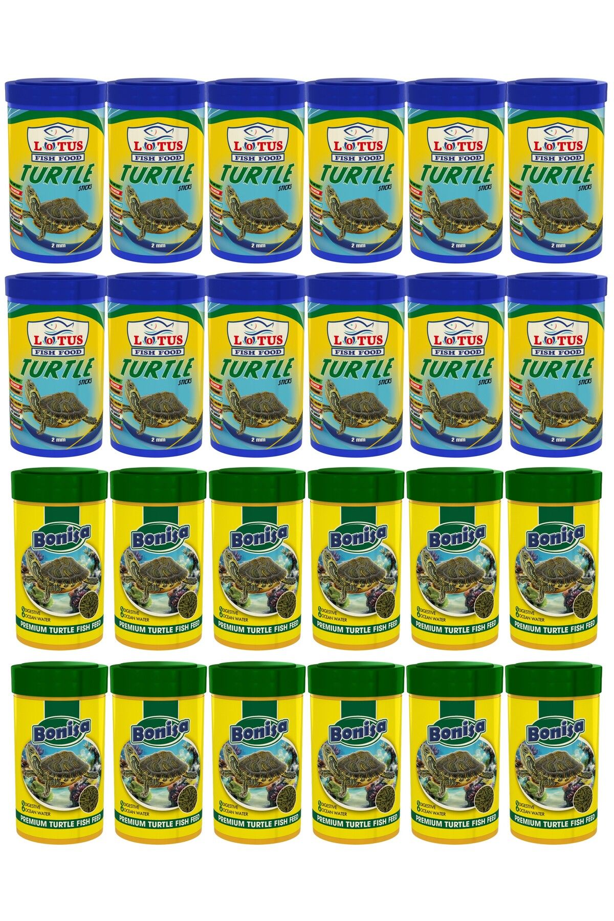 Lotus Turtle Food Sticks 12x100ml, Bonisa 12x100ml Su Kaplumbağası Yüzen Yemi