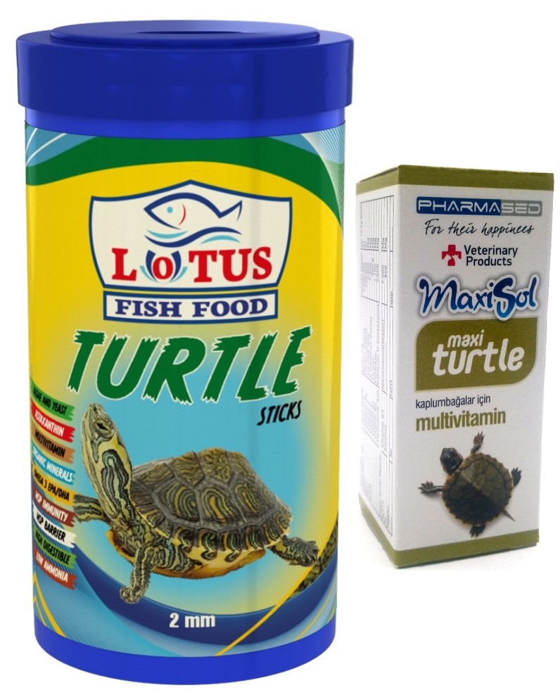 Lotus Turtle Sticks 100ml Kaplumbağa Yemi Ve Multivitamin