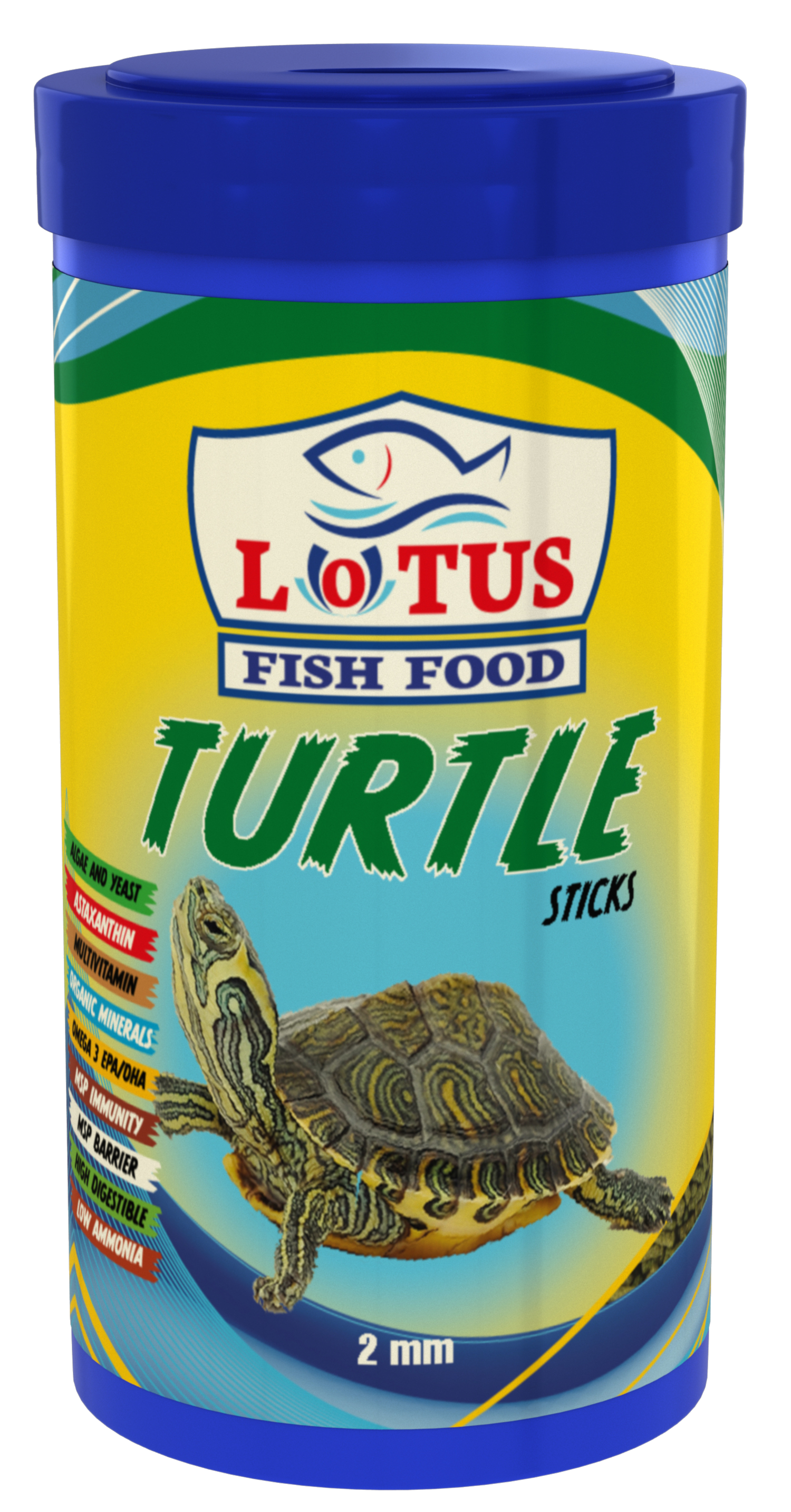 Lotus Turtle Sticks 36x100ml Kutu Kaplumbağa Yemi ve 2 Multivitamin