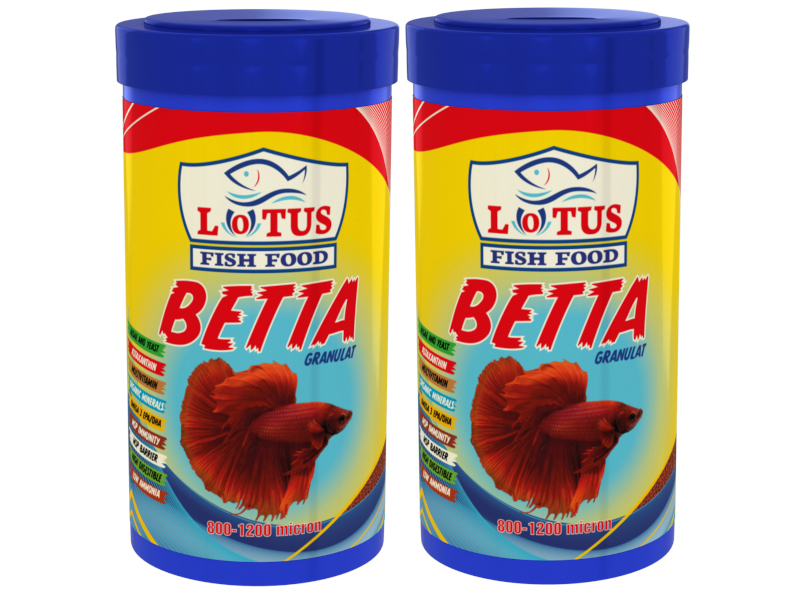 BETTA GRANULAT 2X100 ML KUTU BETA BALIK YEMİ