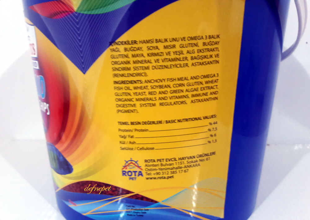 LOTUS CİCHLİD COLOUR CHİPS 250 ML