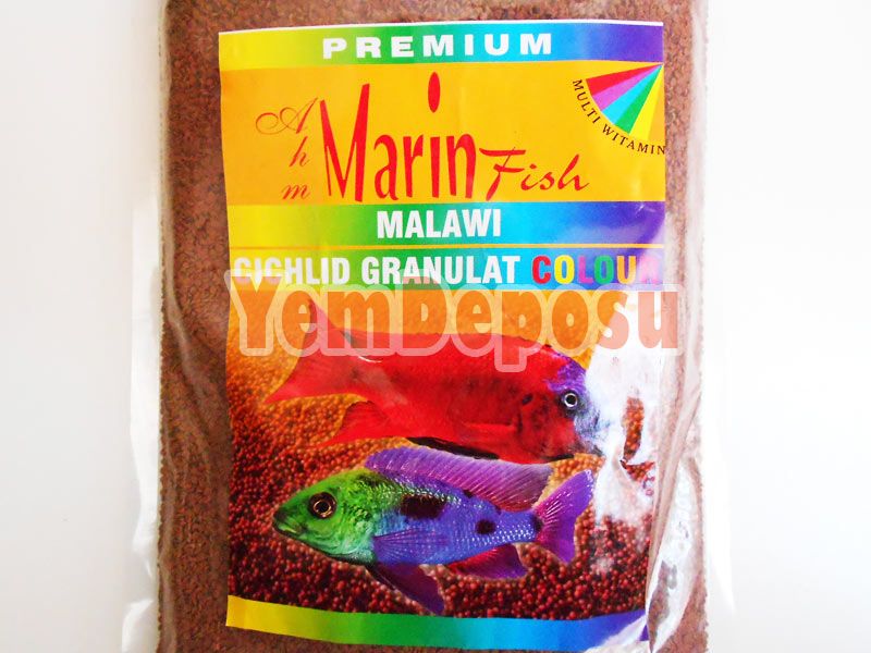 AHM MALAWİ CİCHLİD GRANULAT COLOUR 500 GR POŞET