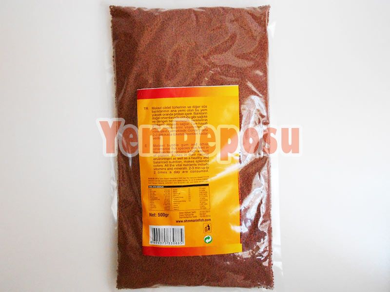 AHM MALAWİ CİCHLİD GRANULAT COLOUR 500 GR POŞET