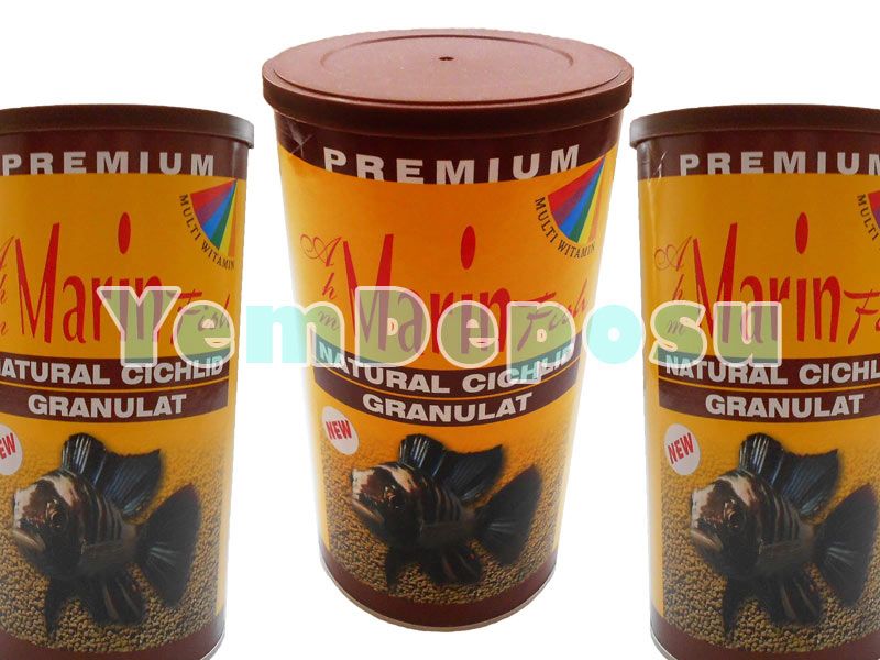 AHM NATURAL CICHLID GRANULAT 1000ML  (400GR ORJİNAL KUTU)