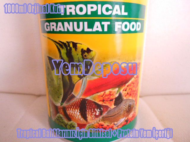 AHM TROPİCAL GRANULAT 1000 ML KUTU