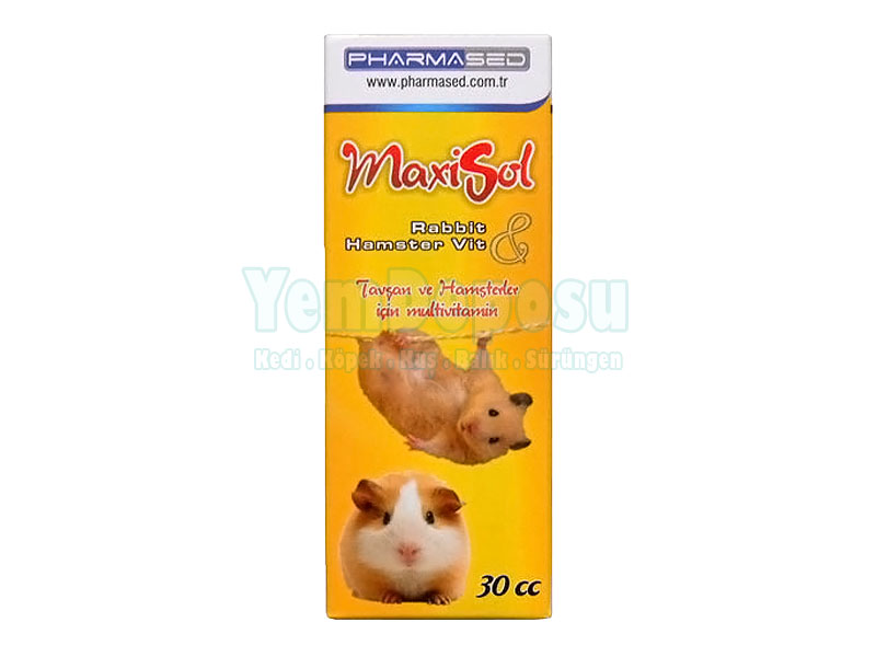 MAXİSOL TAVŞAN VE HAMSTER VİTAMİNİ 10 KUTU X 30 CC