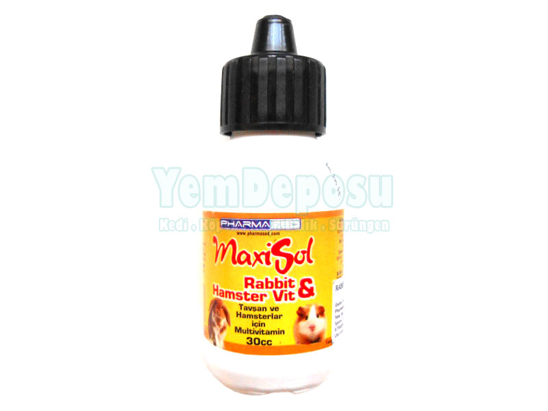 MAXİSOL HAMSTER GUİNEA PİG VİTAMİNİ 30CC