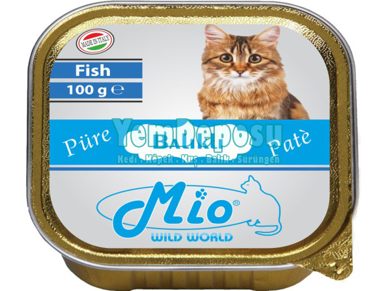 MİO BALIKLI PÜRE KEDİ MAMASI 16 X 100 GR