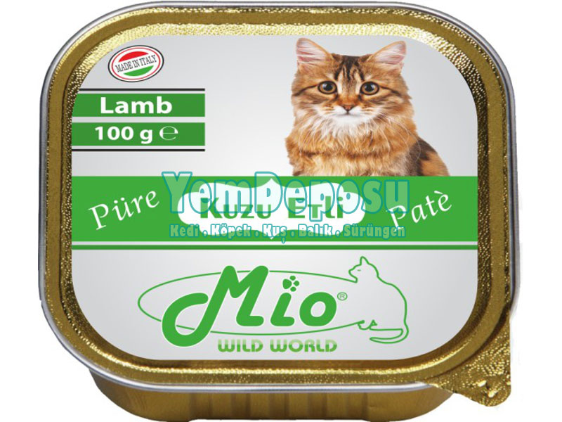 MİO KUZU ETLİ PÜRE KEDİ MAMASI 100 GR PAKET