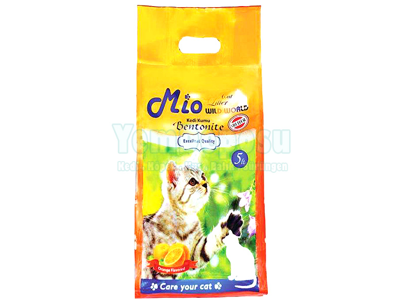 MİO BENTONİT KEDİ KUMU PORTAKAL 5 LT