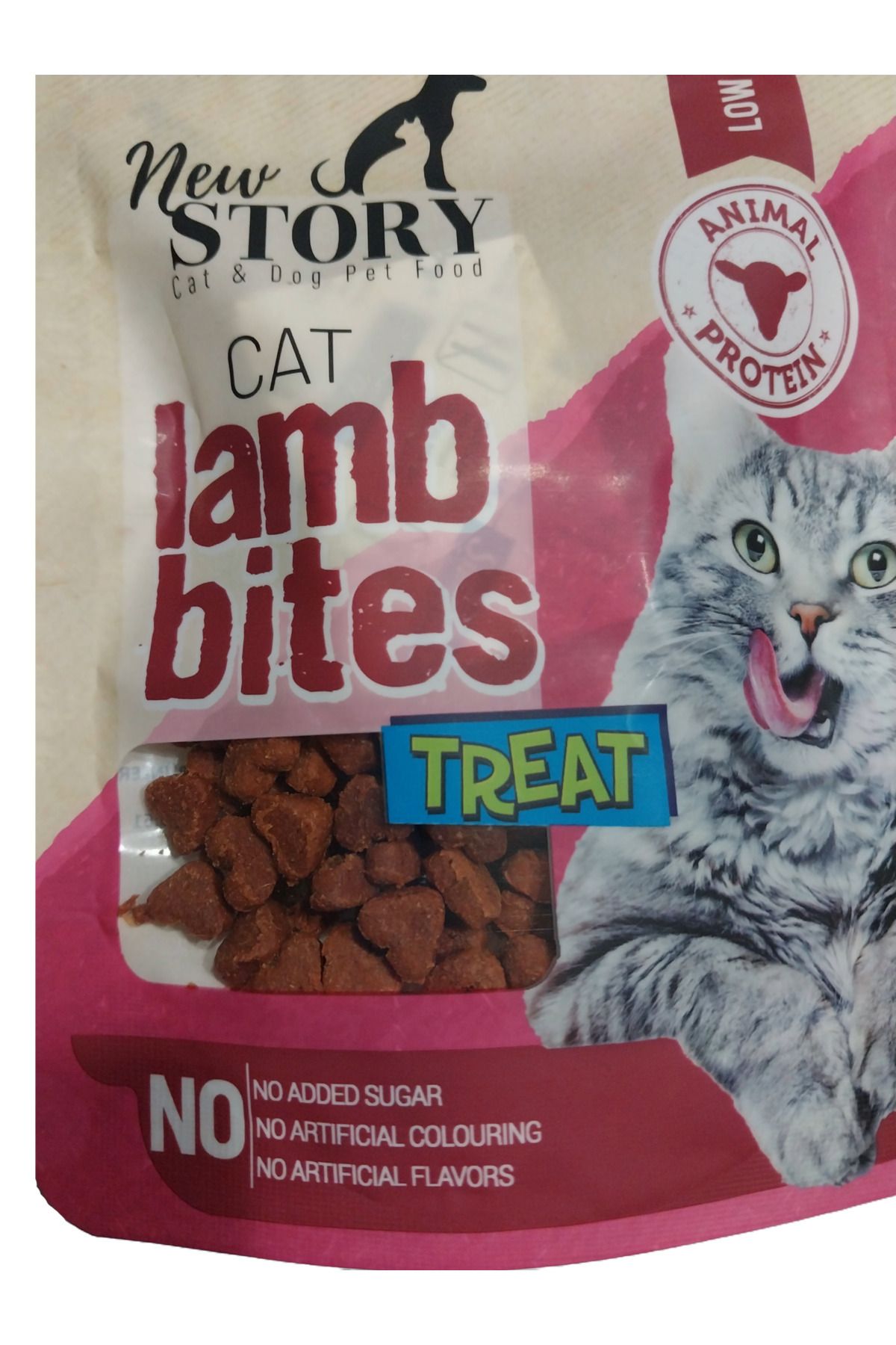 New Story Cat Lamb Bites Kedi Odulu 60 Gr Atistirmalik, Yumusak Taneli, Kuzu Etli