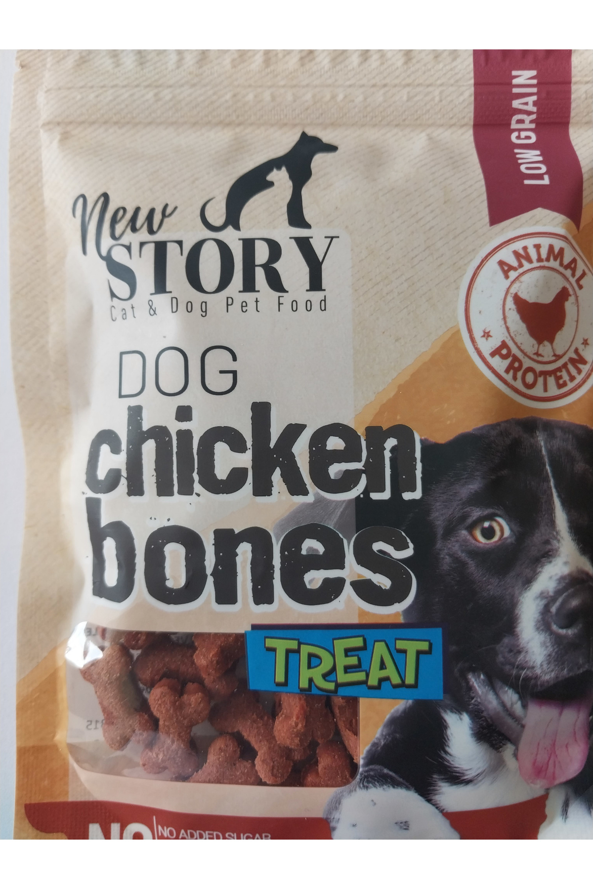 New Story Dog Chicken Bones Tavuk Etli Kopek Odulu Yumusak, Atistirmalik 80 gr