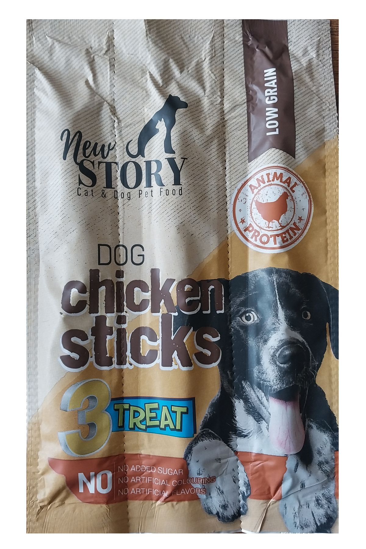 New story Tavuk Etli Köpek Ödülü İri-Irk 11gr Extra Chicken Sticks 12 adet 3lü