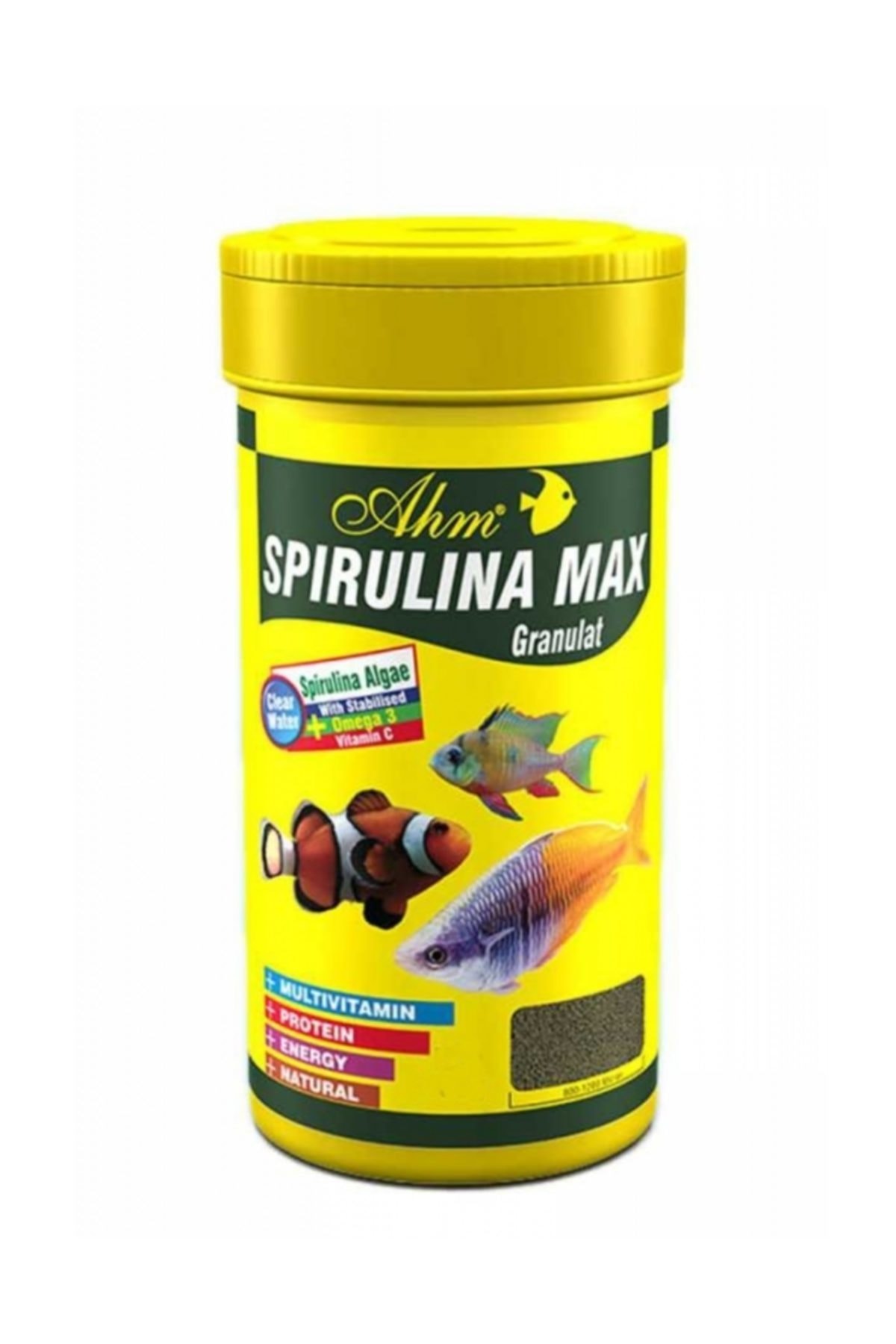 Ahm Spirulina Max Granulat Bitkisel Balik Yemi 250ml