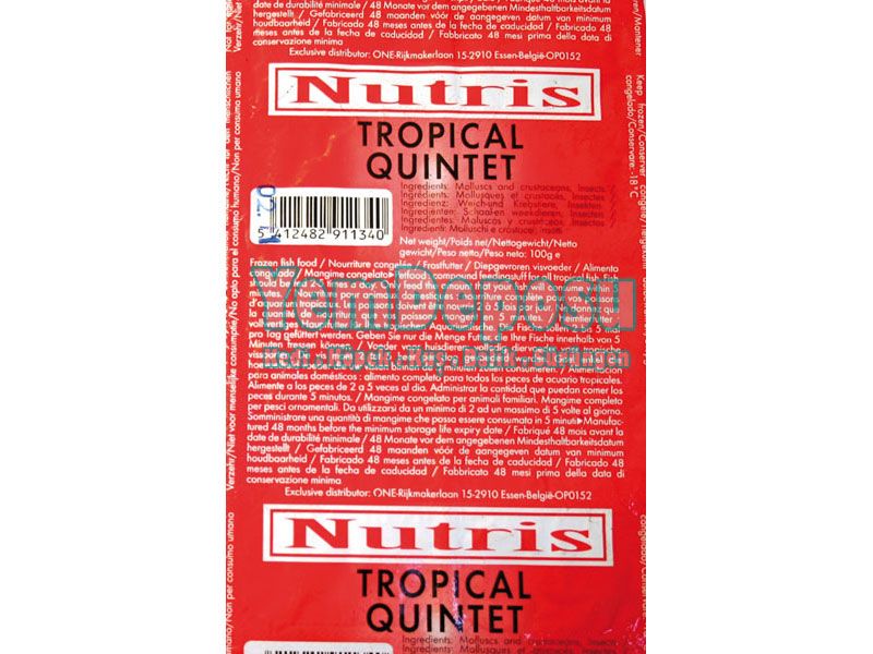 NUTRIS TROPICAL QUINTET 100 GR