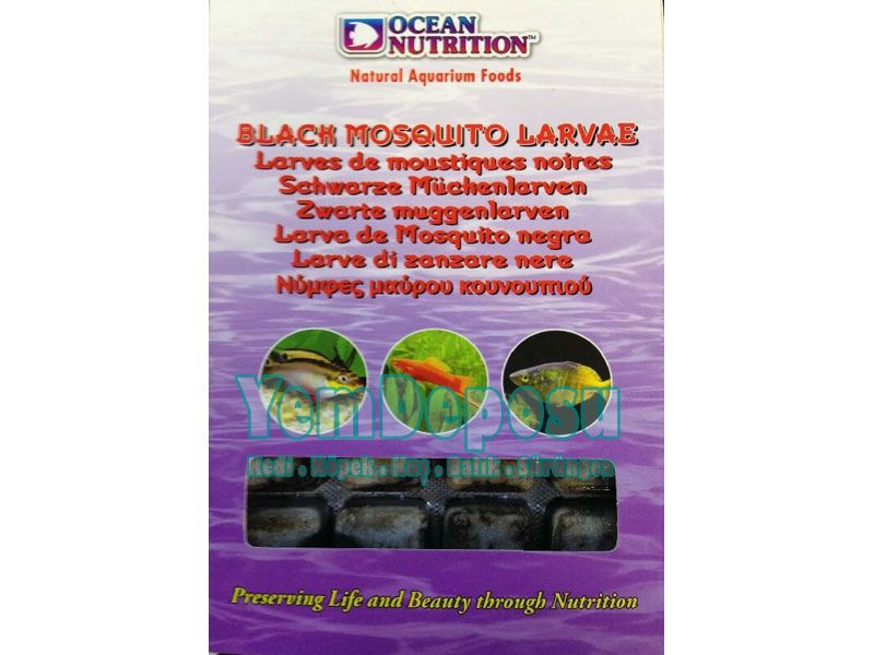 OCEAN NUTRITION FROZEN BLACK MOSQUITO LARVAE 100 GR