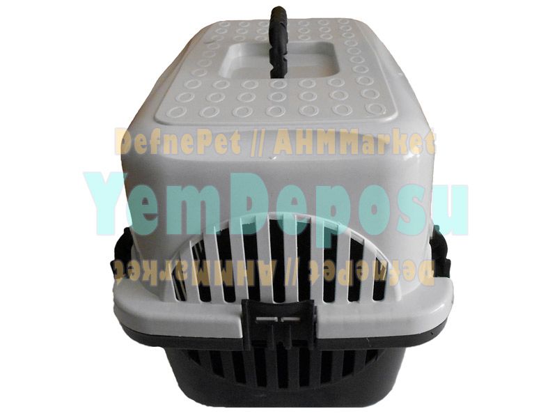 KEDİ KÖPEK PLASTİK TAŞIMA KABI BEYAZ