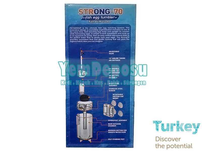 PETGROUP STRONG-70 KULUÇKA MAKİNESİ - 3 ADET