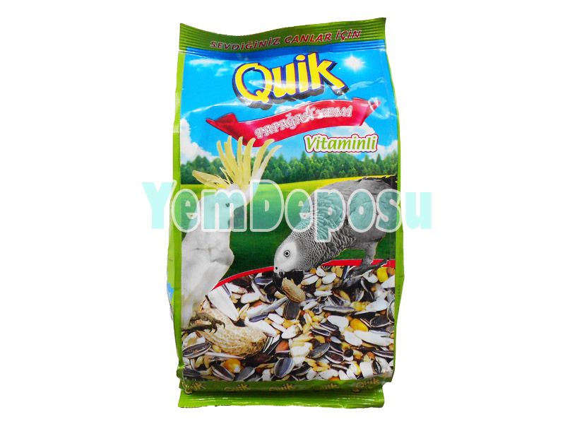 QUIK PAPAĞAN YEMİ 3 X 750 GR PAKET