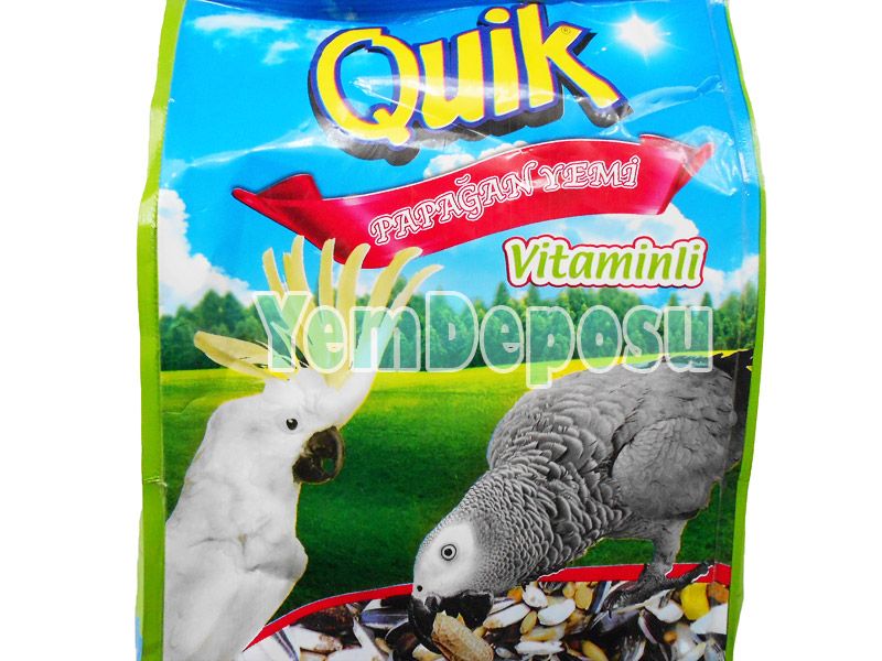 QUIK PAPAĞAN YEMİ  750 GR PAKET