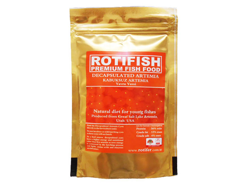 ROTİFİSH KABUKSUZ ARTEMİA 6 X 100 GR