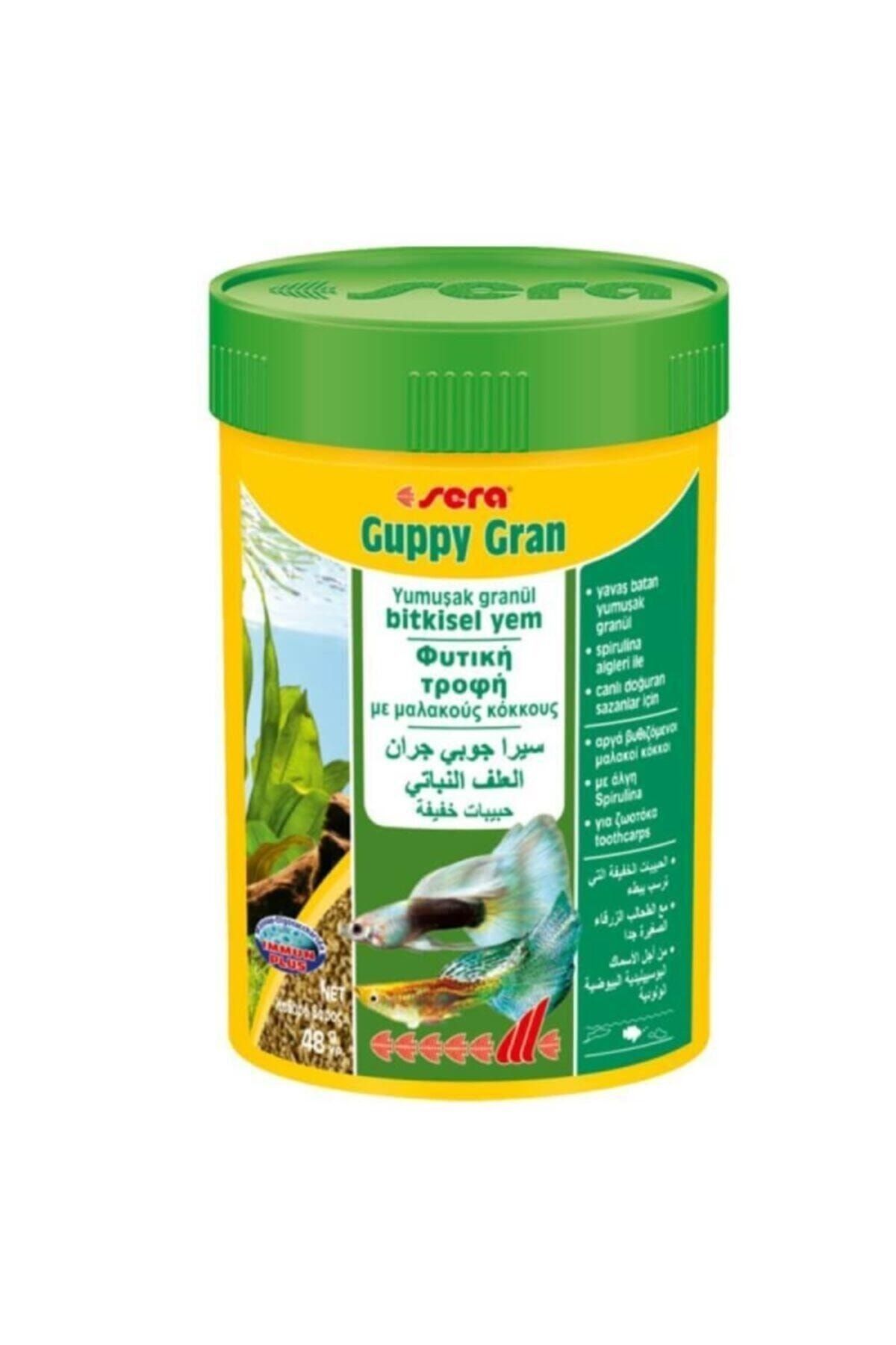 Sera Guppy Gran Lepistes Granul Balik Yemi 100ml (48gr)